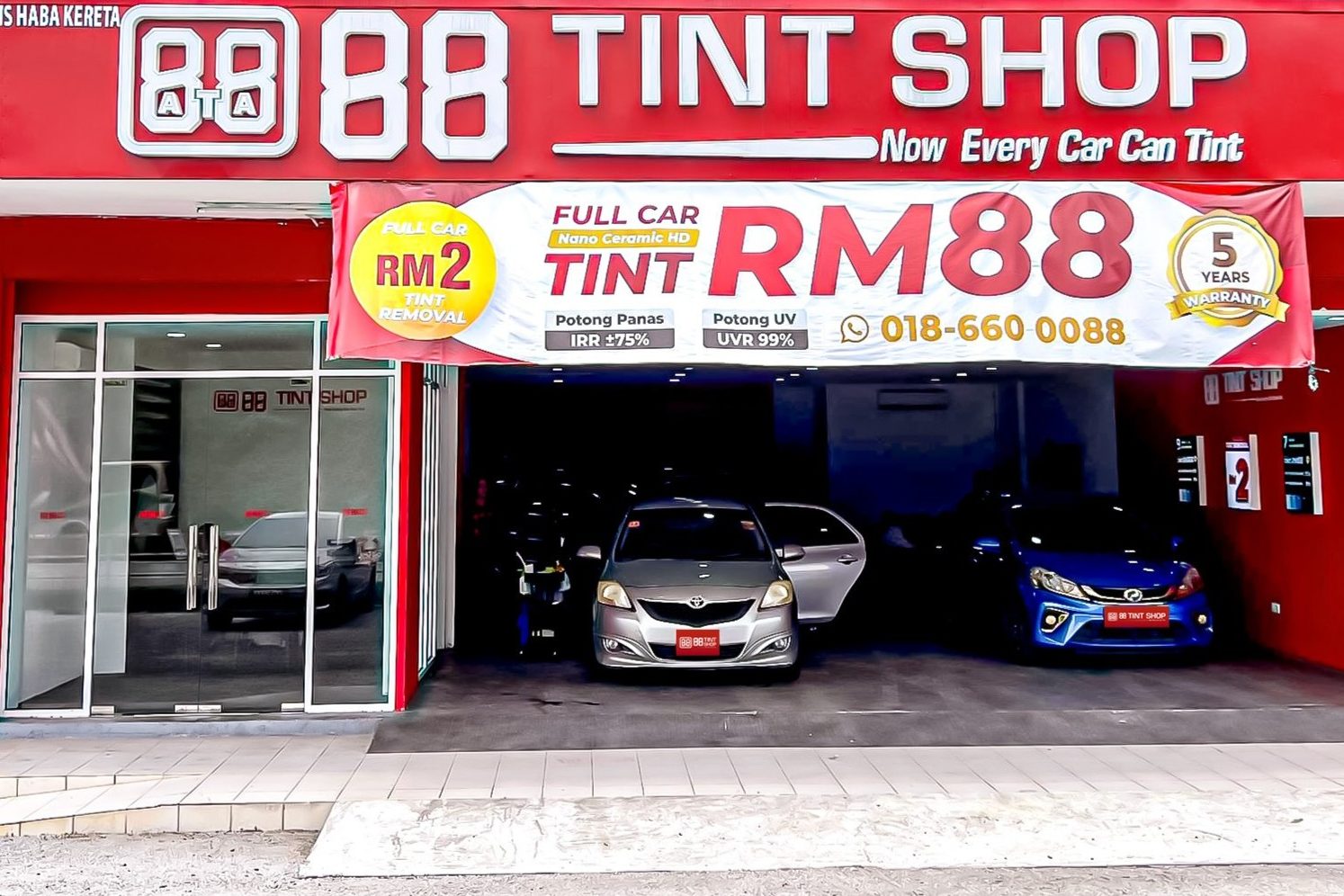 88 tint shop batu berendam