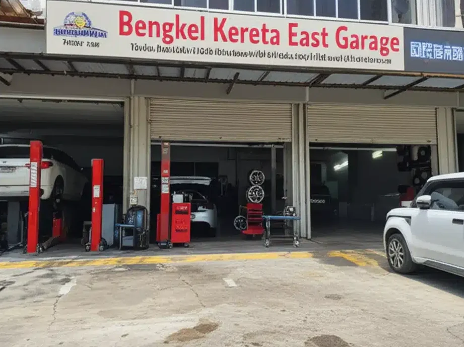 bengkel kereta east garage