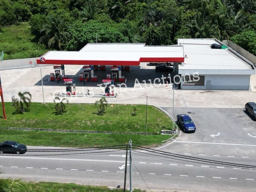 caltex petrol station bahau