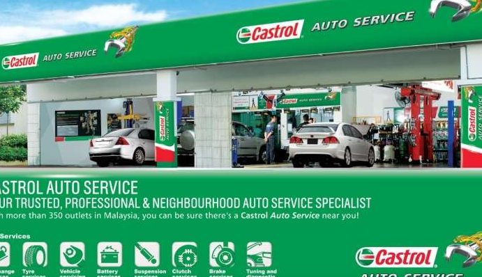 castrol auto service workshop kedai motor ham