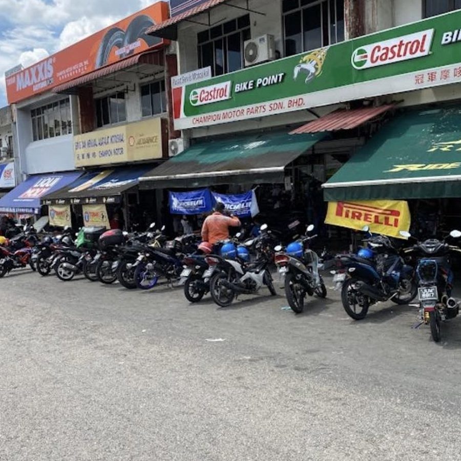 castrol bike point cheng heng kedai membaiki motor