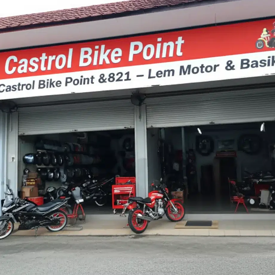 castrol bike point kedai basikal motosikal cit lai