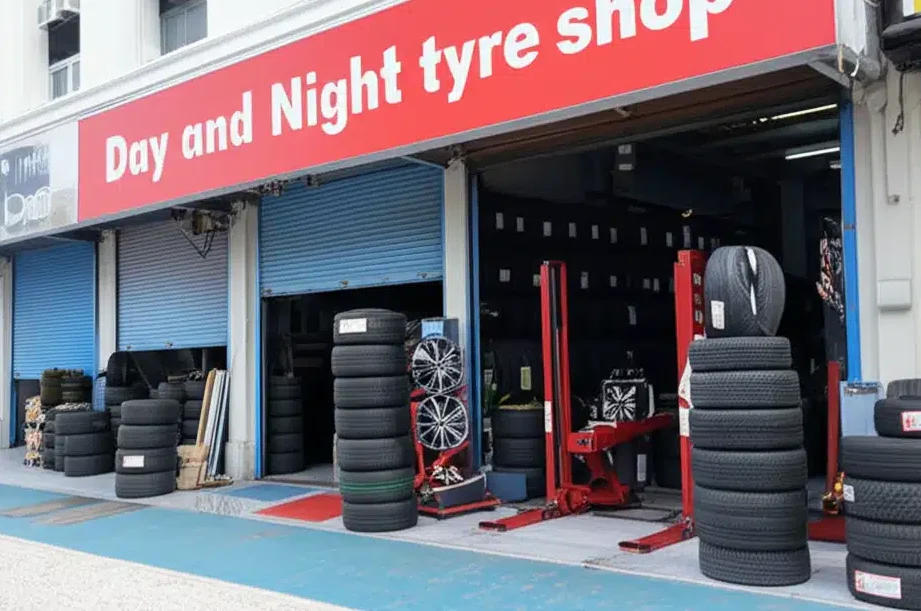 day and night tyre shop