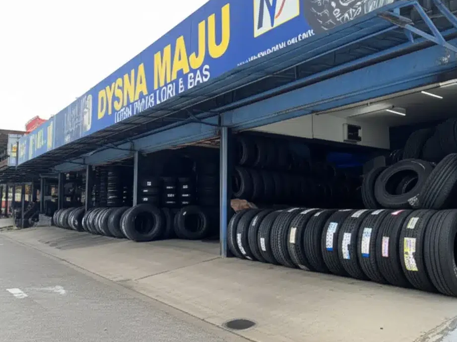 DYSNA MAJU (KEDAI TAYAR LORI & BAS) 1 dysna maju kedai tayar lori bas 1
