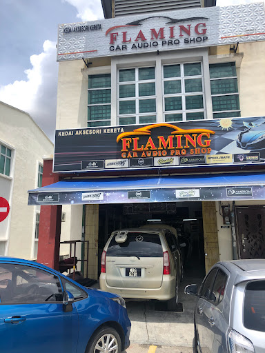 Flaming car audio
