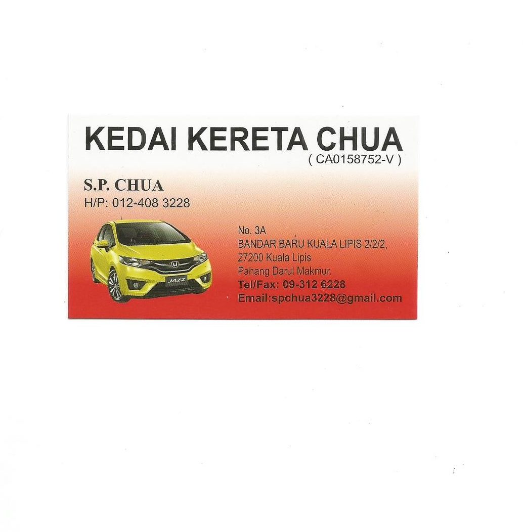 kedai kereta chua