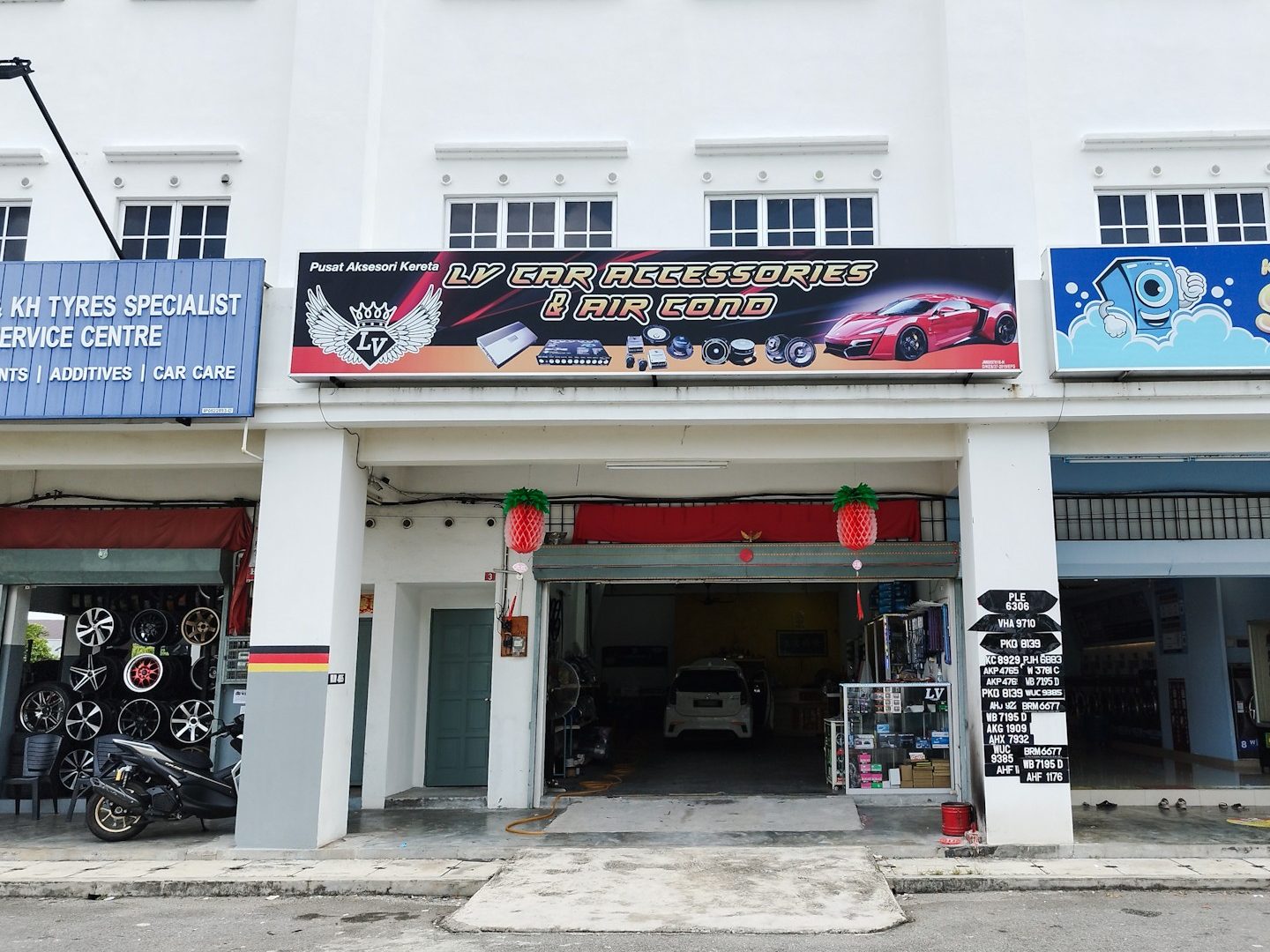 lv auto car accessories aircond services