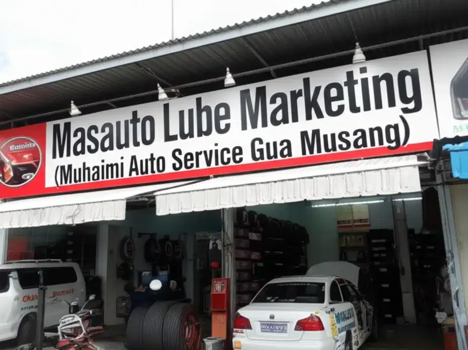 masauto lube marketing muhaimi auto service gua musang