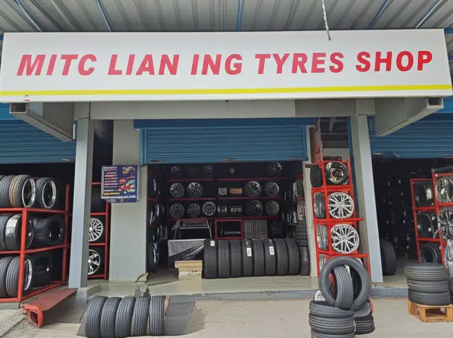 mitc lian ing tyres shop